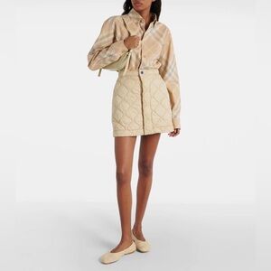 Burberry EKD quilted leather ballet flats